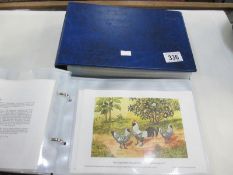 2 albums of German poultry pictures Oertel & Sporer, Druck. Revtlingen and Verlag. Jurgens K.G.