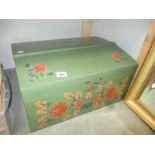 A barge ware painted storage box