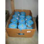 Approximately 22 tubs of antiquax colour wax