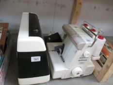 A New Home sewing machine and a New Home Mylock sewing machine