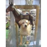 A Beswick Horse and a Beswick labrador