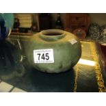 An art pottery vase by Betty Davies (signed)