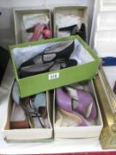 5 pairs of boxed ladies shoes