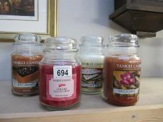 4 Yankee candles