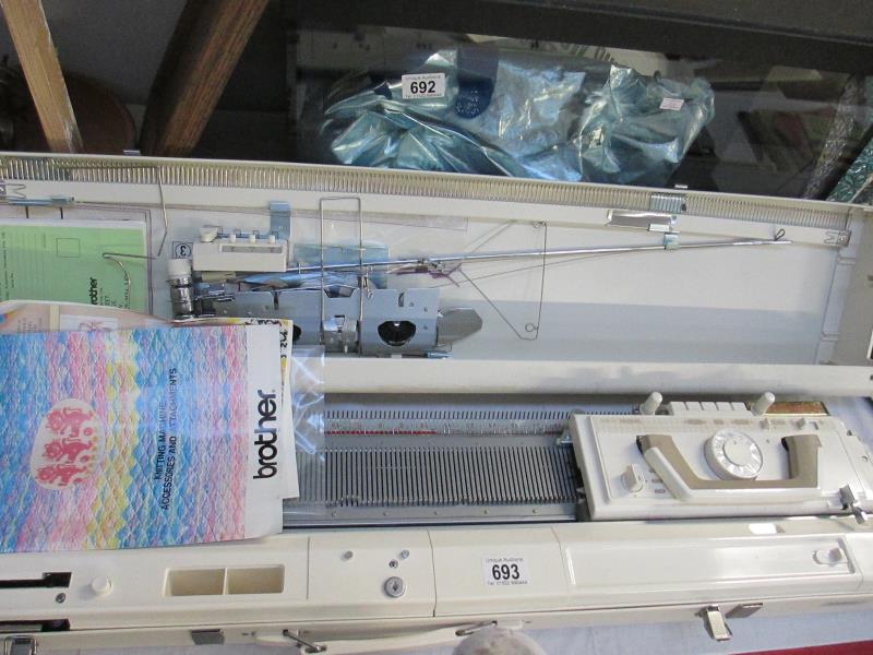 A Brother knitting machine KH 836