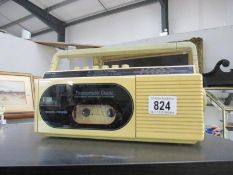 A retro Morphy Richards radio cassette player