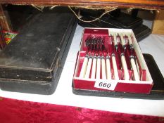 A quantity of cutlery sets