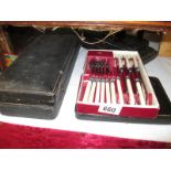 A quantity of cutlery sets