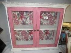 A small painted kitchen cabinet (shabby chic)