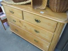 A 2 over 2 chest of drawers