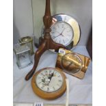 5 clocks including carriage,