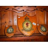 3 old air force plaques