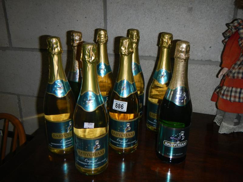 7 bottles of Babycham