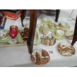 A quantity of china and pottery including tea set,