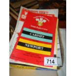 A collection of football programmes including Torquay, Swindon Town,