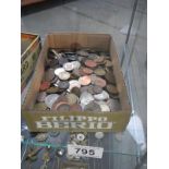 A box of old coins