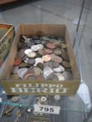 A box of old coins