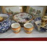 A quantity of china and pottery including bowls,