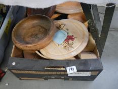 A box of wooden items