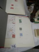 A collection of stamps including Penny Reds