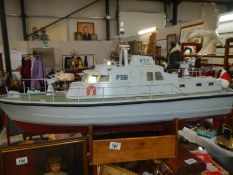 A 1:20 scale model of a Coastal Patrol Craft Kawkab Class by Model Slipway - new engines fitted,