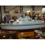 A 1:20 scale model of a Coastal Patrol Craft Kawkab Class by Model Slipway - new engines fitted,