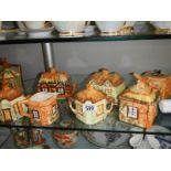 A collection of cottage ware items