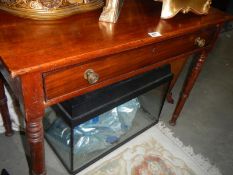 A hall table with drawer