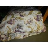 A pair of large Laura Ashley floral curtains with large 8 ft drop