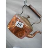 A copper kettle