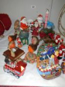 A quantity of Christmas decorations and items