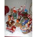 A quantity of Christmas decorations and items