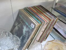 A quantity of LP records including classical