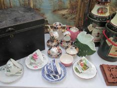 A quantity of cup and saucer sets and two teapots etc