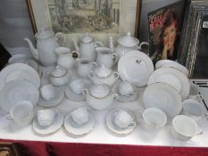 A Czech tea and coffee set (approximately 50 pieces)