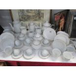A Czech tea and coffee set (approximately 50 pieces)