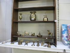 A good collection of brassware and brass items