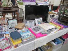 A large quantity of craft items