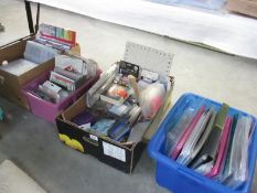 A large quantity of craft items