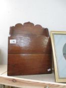 A vintage letter rack