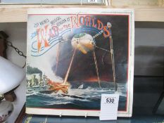 A War of the Worlds LP record etc