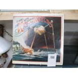 A War of the Worlds LP record etc