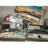 A large quantity of Lego, electric intercity train set,