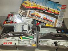 A large quantity of Lego, electric intercity train set,