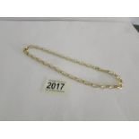 A 9ct gold neck chain, approximately 11 grams.