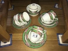 A Taylor and Kent porcelain tea set