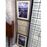 A pair of framed and glazed signed limited edition prints of Whitby