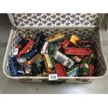 A collection of Dinky and diecast models