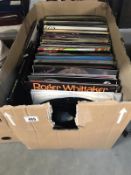A large lot of LP records
