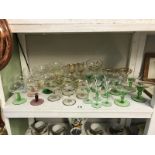 A good collection of retro/vintage coloured wine glasses